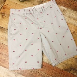 Old Navy Americana flag grey shorts
